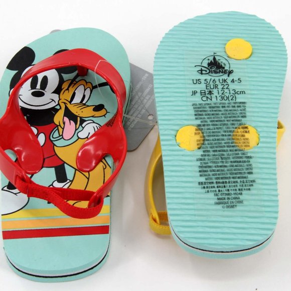 Mickey Mouse Flip Flops for Baby Boy - Picture 6 of 6